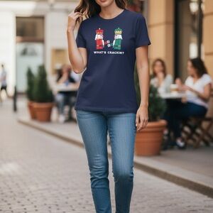 (Old Navy) Blue Tee with Nutcracker Graphic